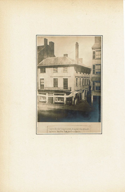 Image for VINTAGE PHOTOGRAPH OF "COPELAND'S OLD CONFECTIONERY SHOP, EAST SIDE OF COURT, BETWEEN BRATTLE AND HANOVER STREETS", IN BOSTON.