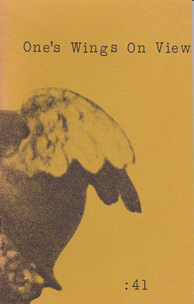 Image for ONE'S WINGS ON VIEW. (The Wormwood Review, Volume 11, Number 1, Issue forty one)