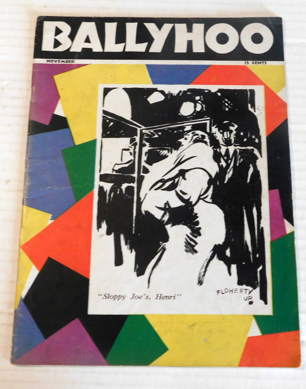 Image for BALLYHOO. November 1931. Vol. 1, No. 4. BALLYHOO. November 1931. Vol. 1, No. 4.