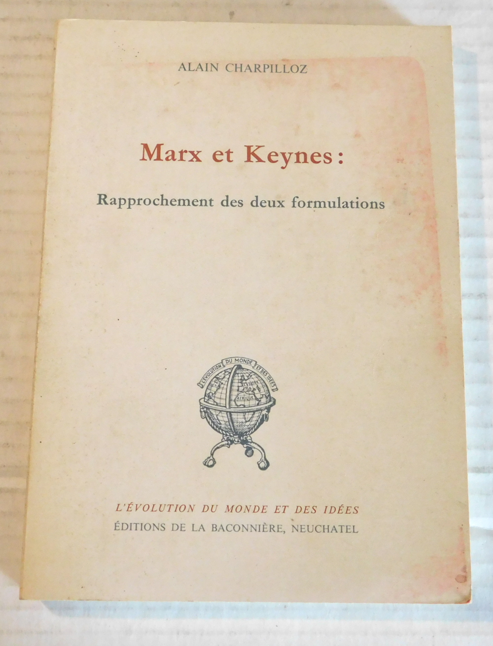 Image for MARX ET KEYNES: RAPPROCHEMENT DES DEUX FORMULATIONS. MARX ET KEYNES: RAPPROCHEMENT DES DEUX FORMULATIONS.