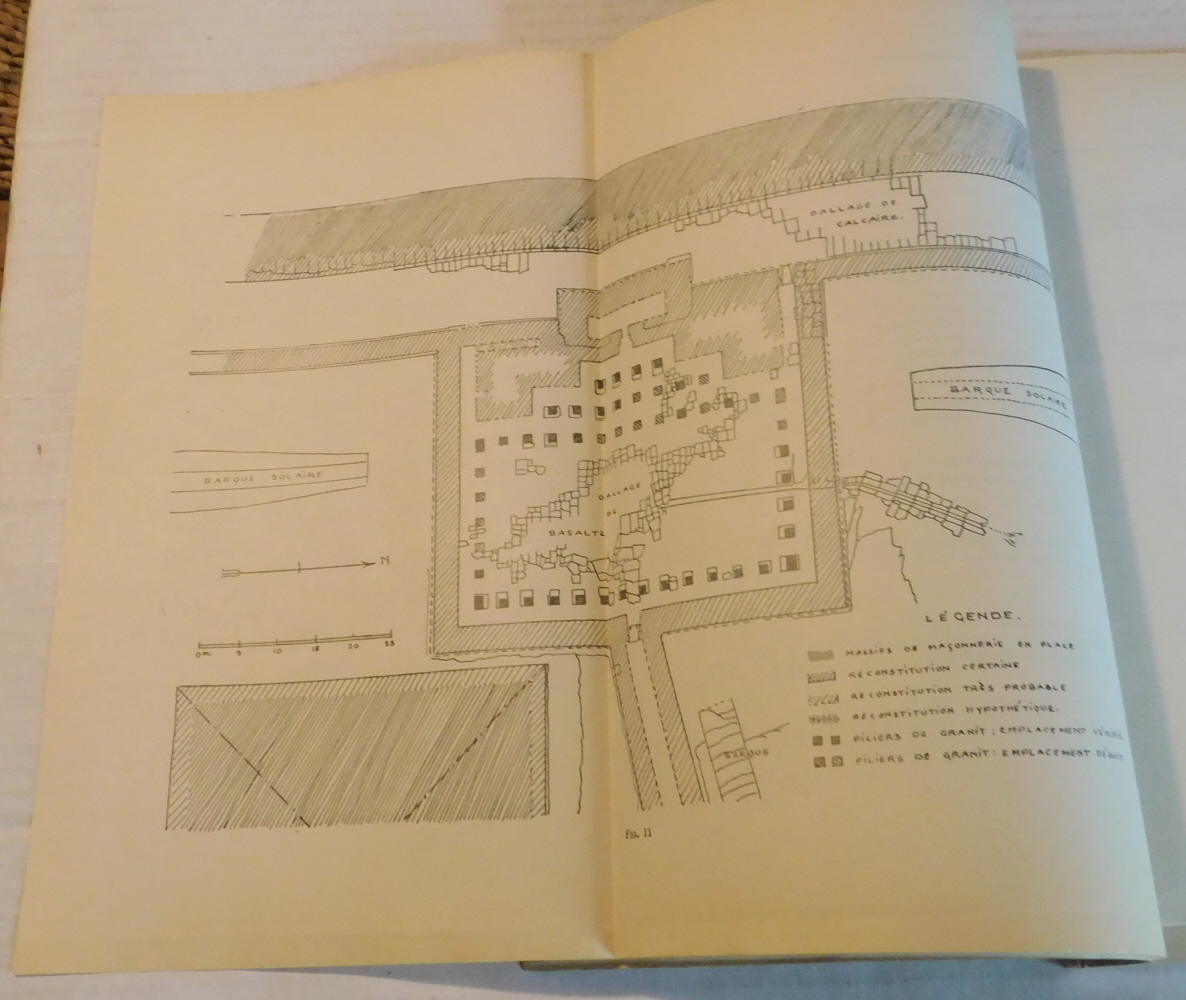 THE GREAT PYRAMID OF KHUFU AND ITS MORTUARY CHAPEL. With Names and Titles of Vols. I - X of the Excavations at Gza.